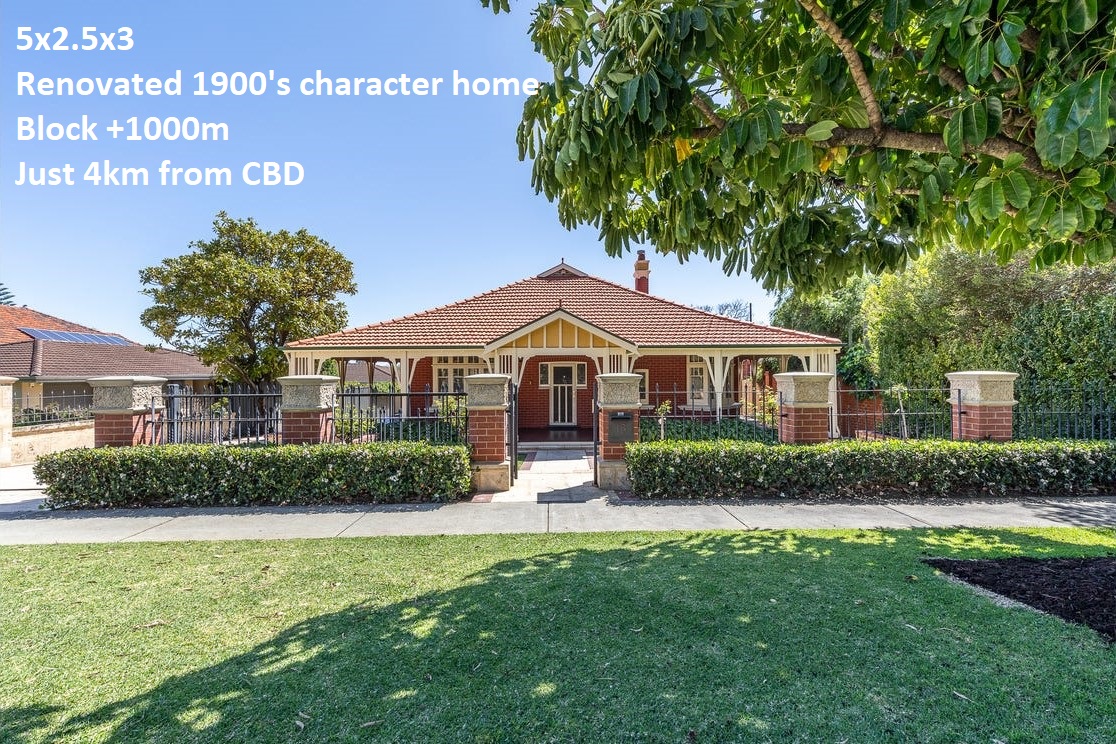 Renovated 1900's character home just 4km from CBD